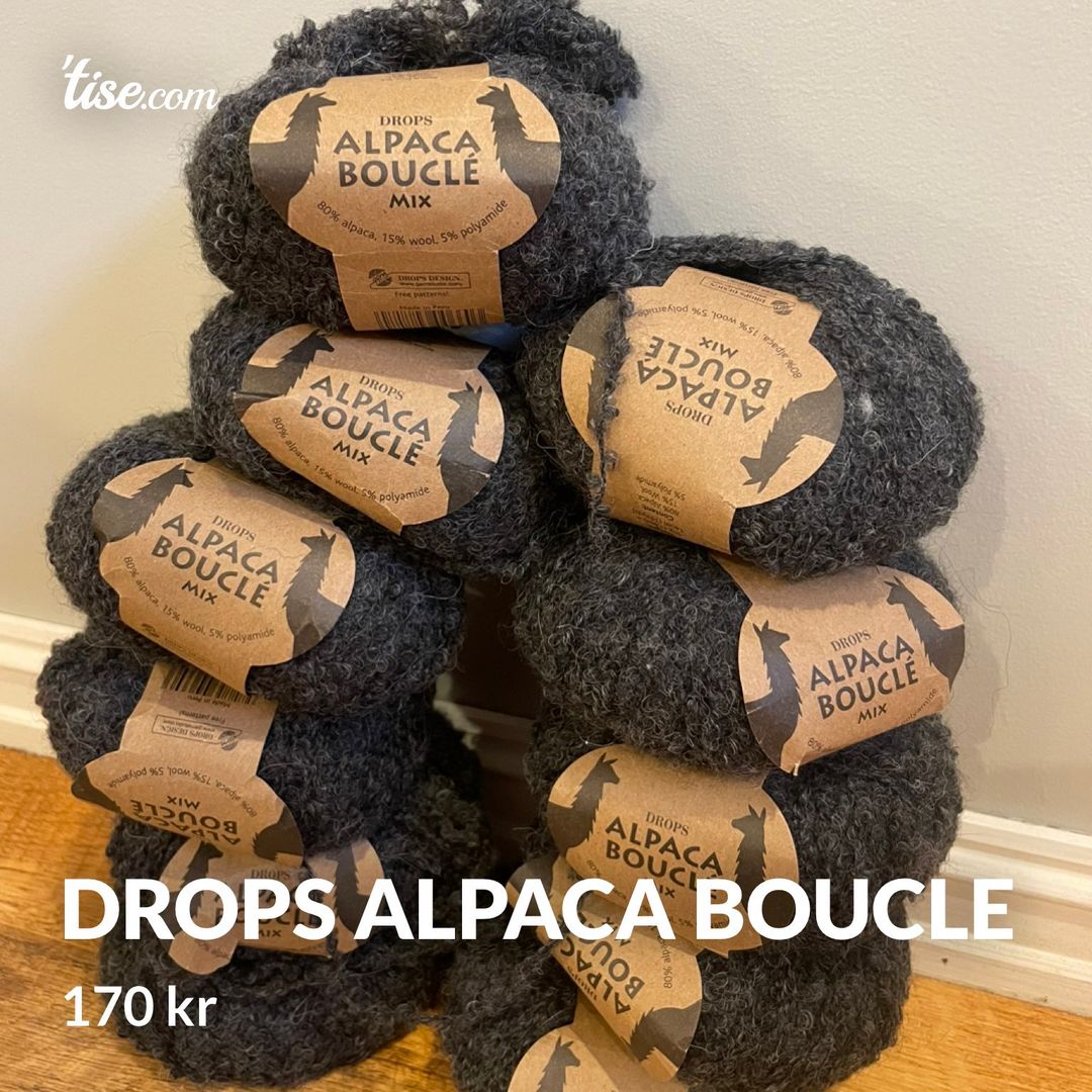 Drops alpaca boucle