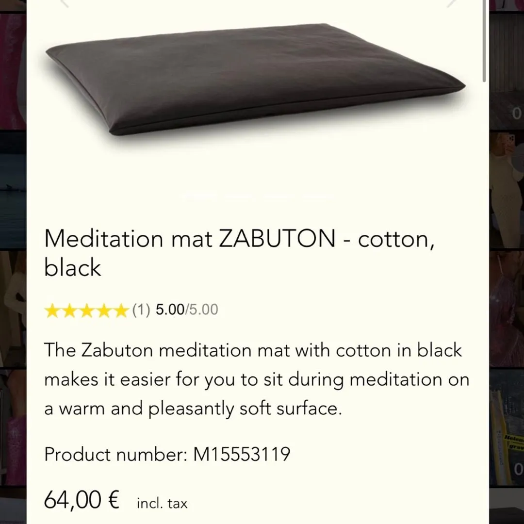 Meditasjonsmatte