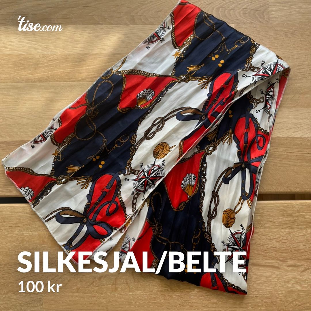 Silkesjal/belte