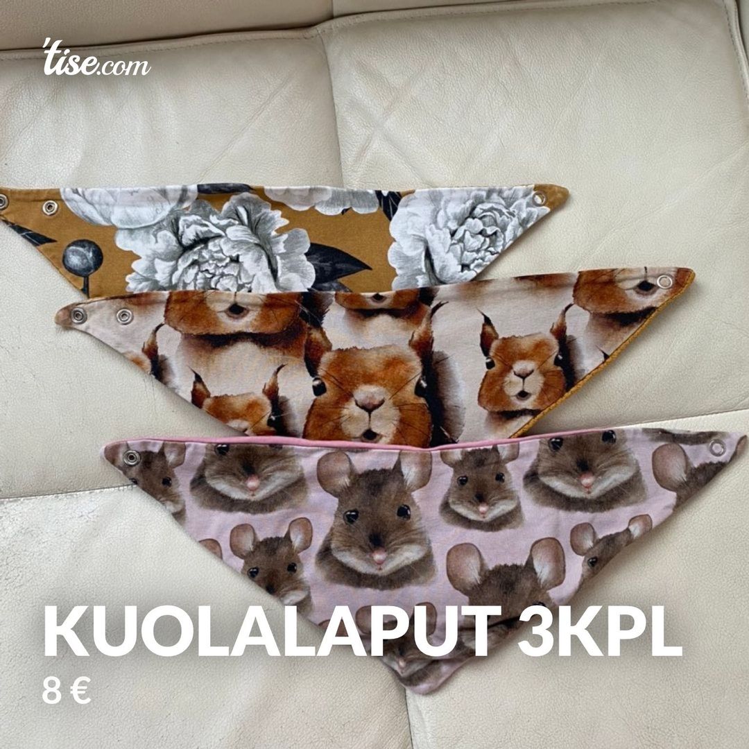 Kuolalaput 3kpl