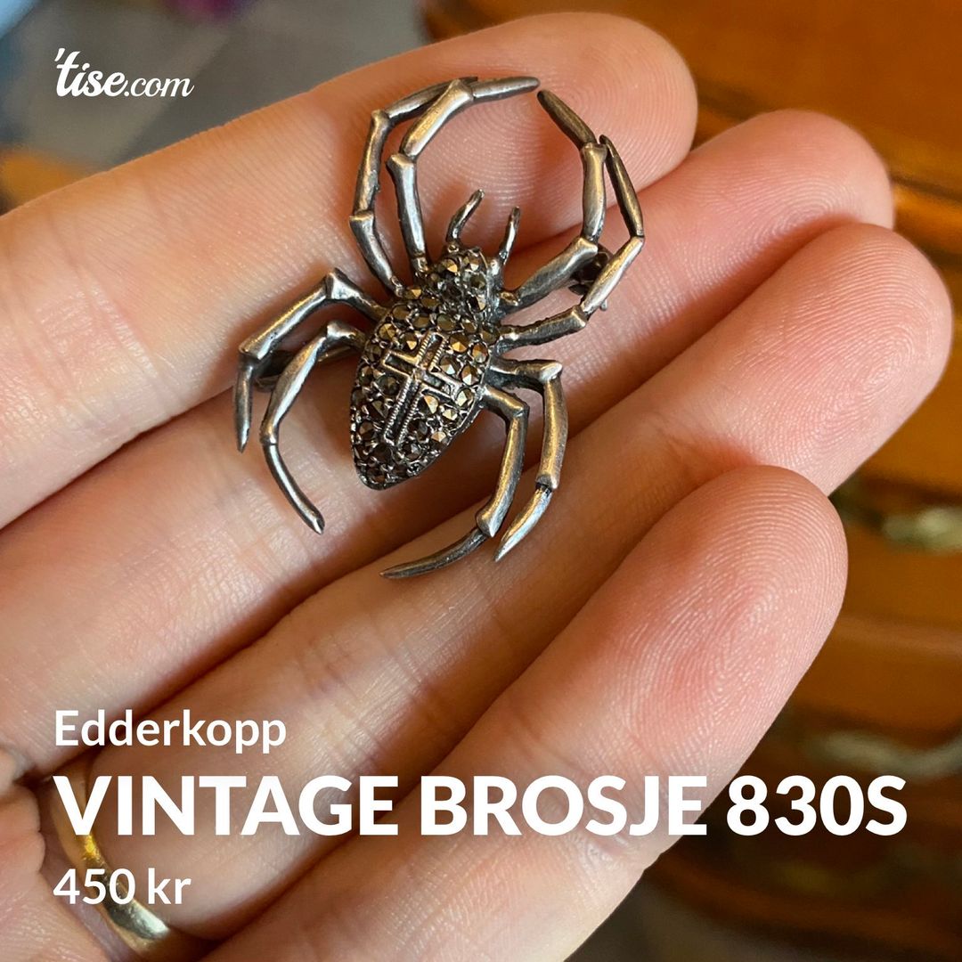 Vintage brosje 830s