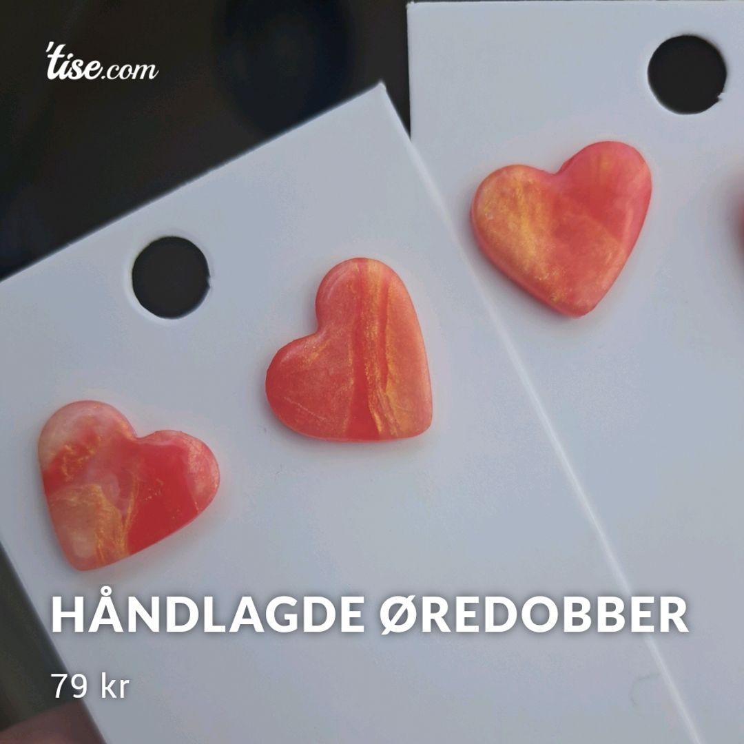 Håndlagde Øredobber