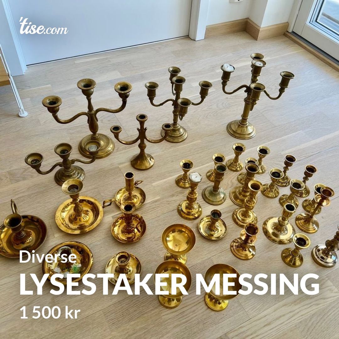 Lysestaker messing