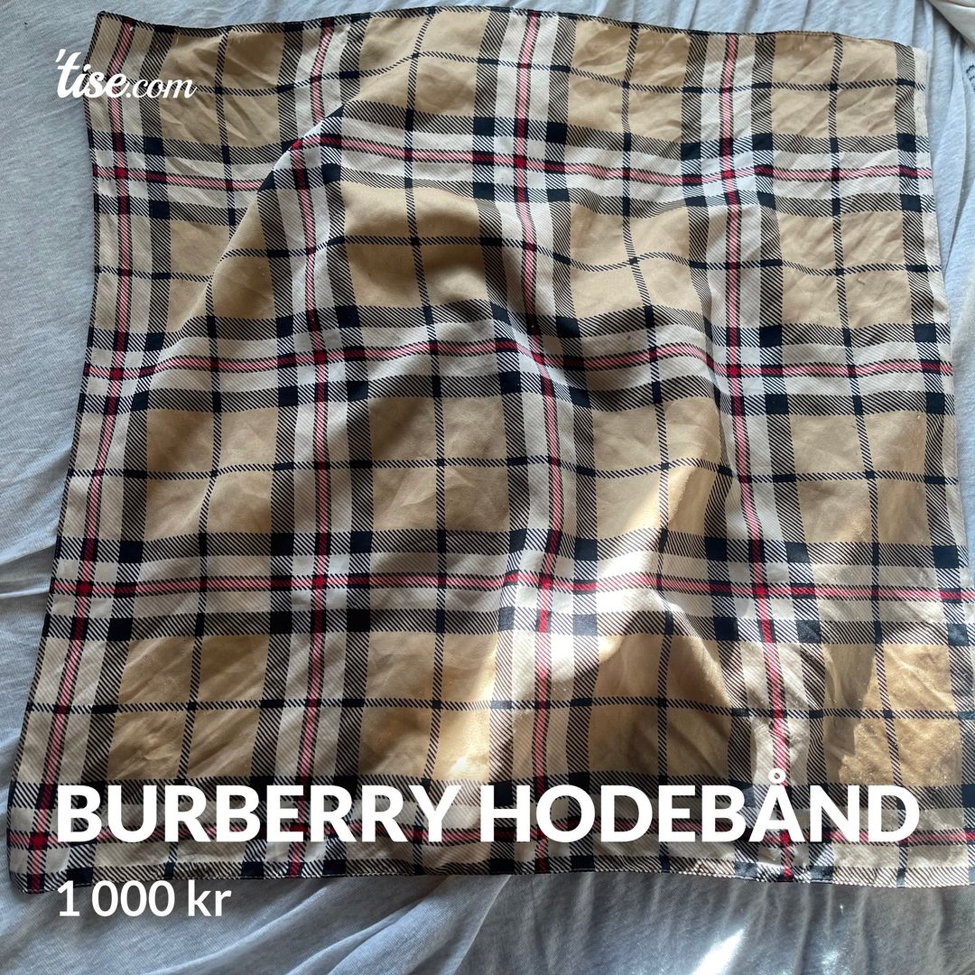 Burberry hodebånd