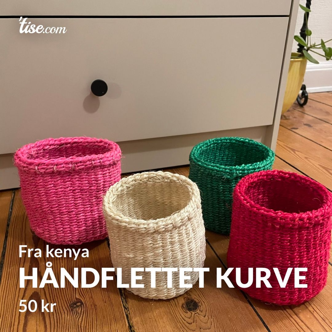 Håndflettet kurve