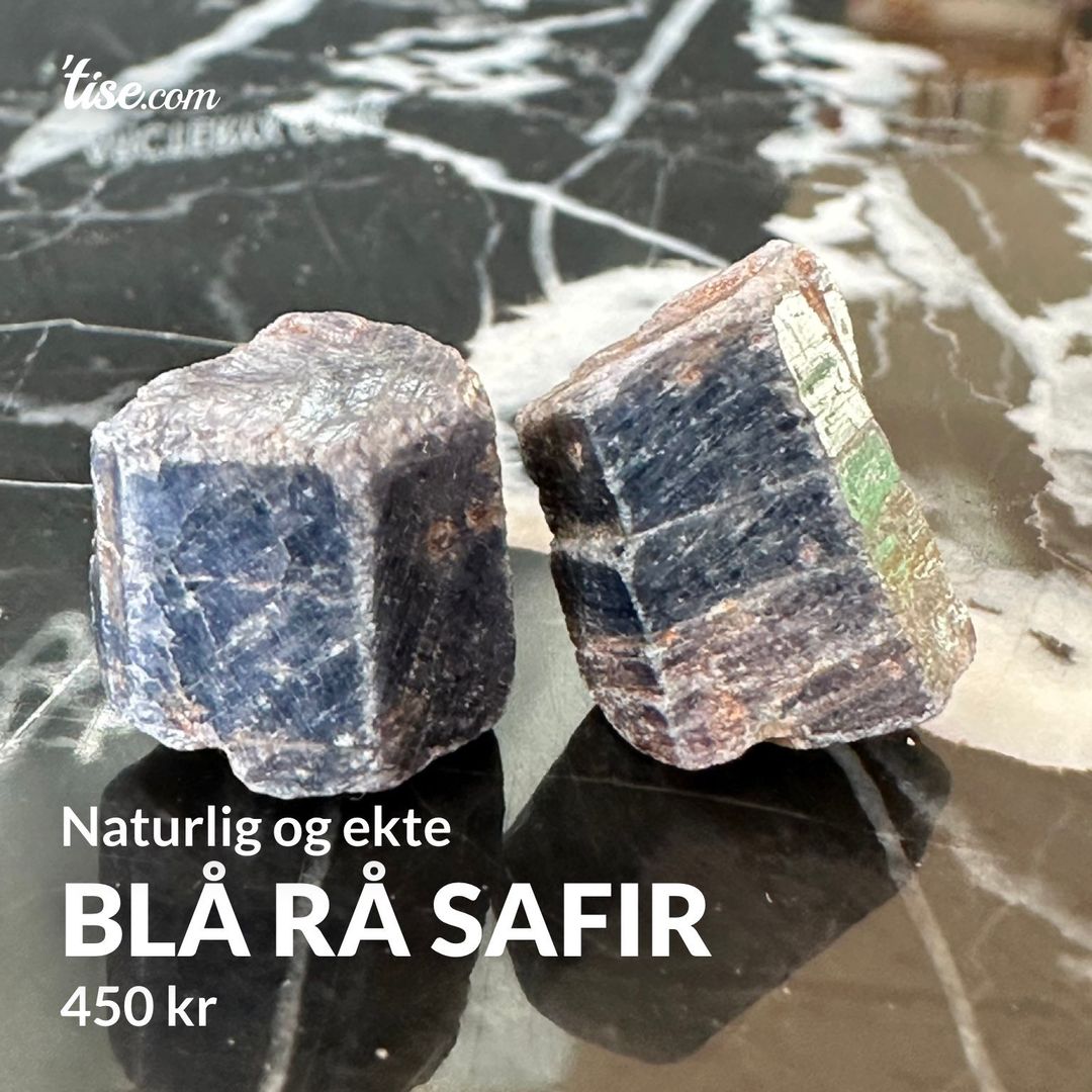 Blå Rå Safir