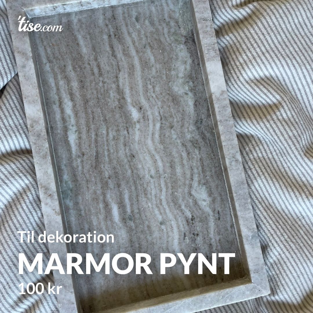 Marmor pynt