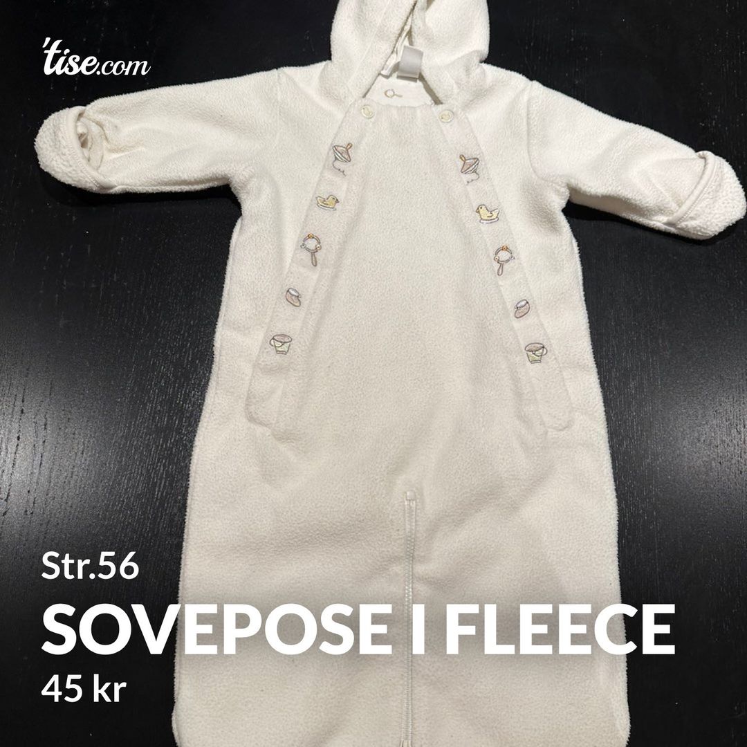 Sovepose i fleece