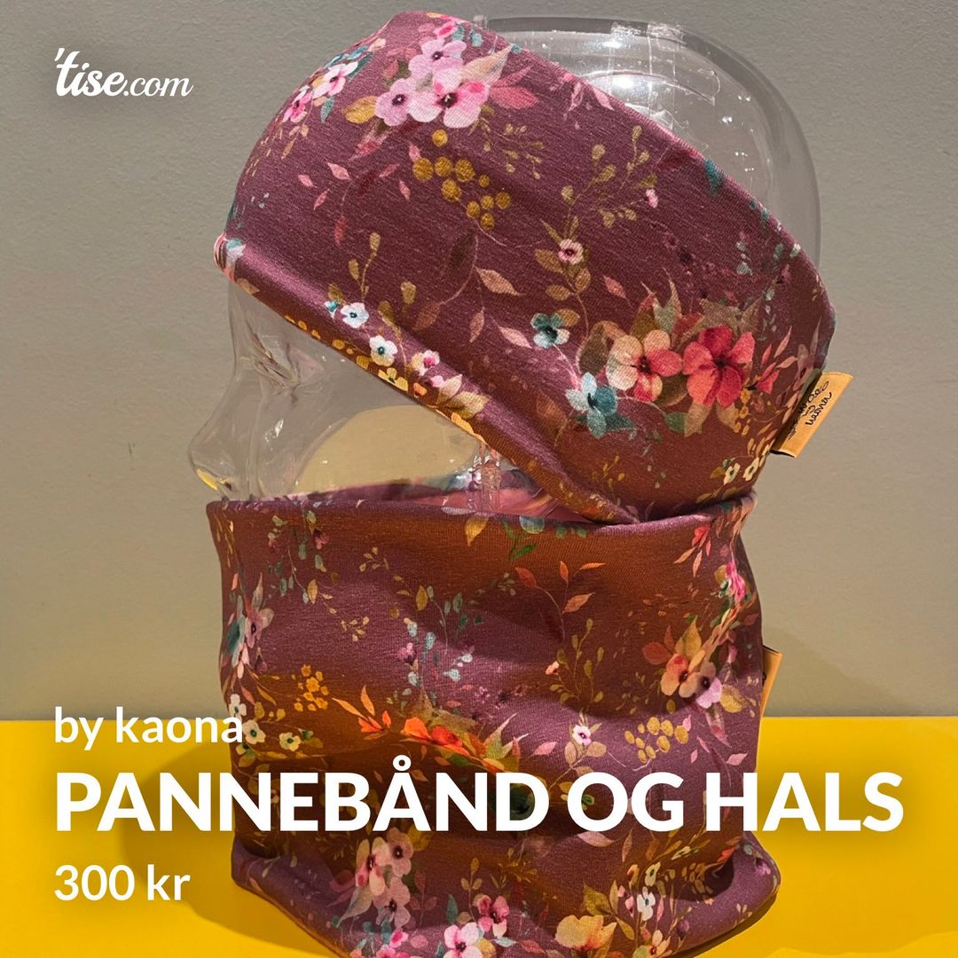 Pannebånd og hals