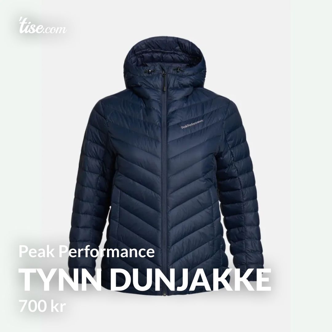 Tynn dunjakke