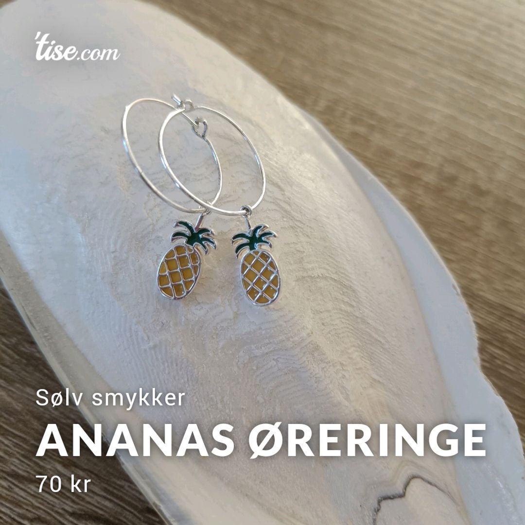 Ananas Øreringe