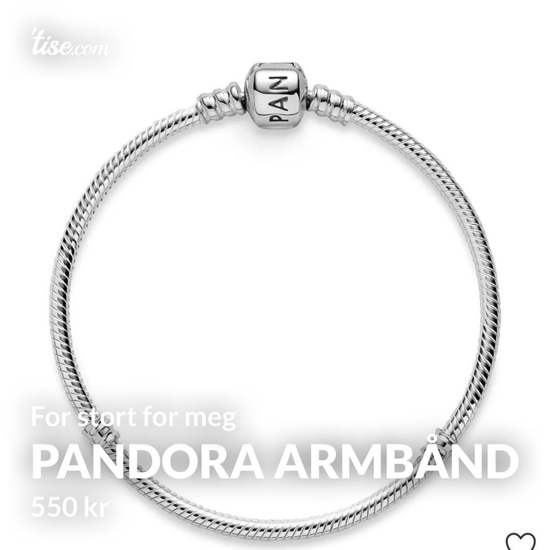 Pandora armbånd