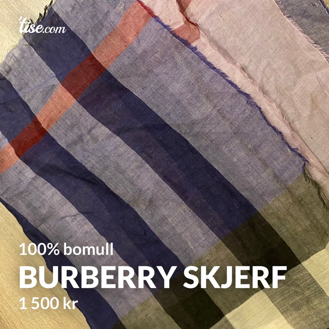 Burberry skjerf