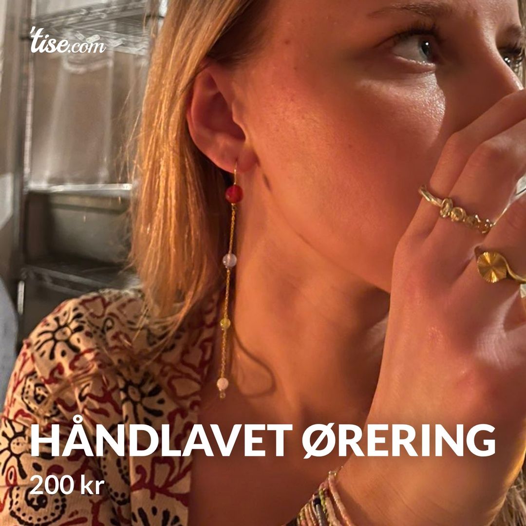 Håndlavet ørering