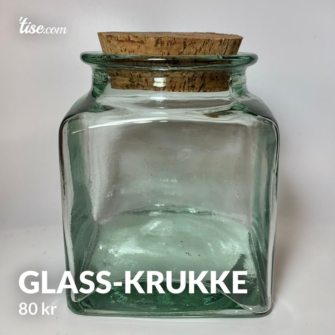 Glass-krukke