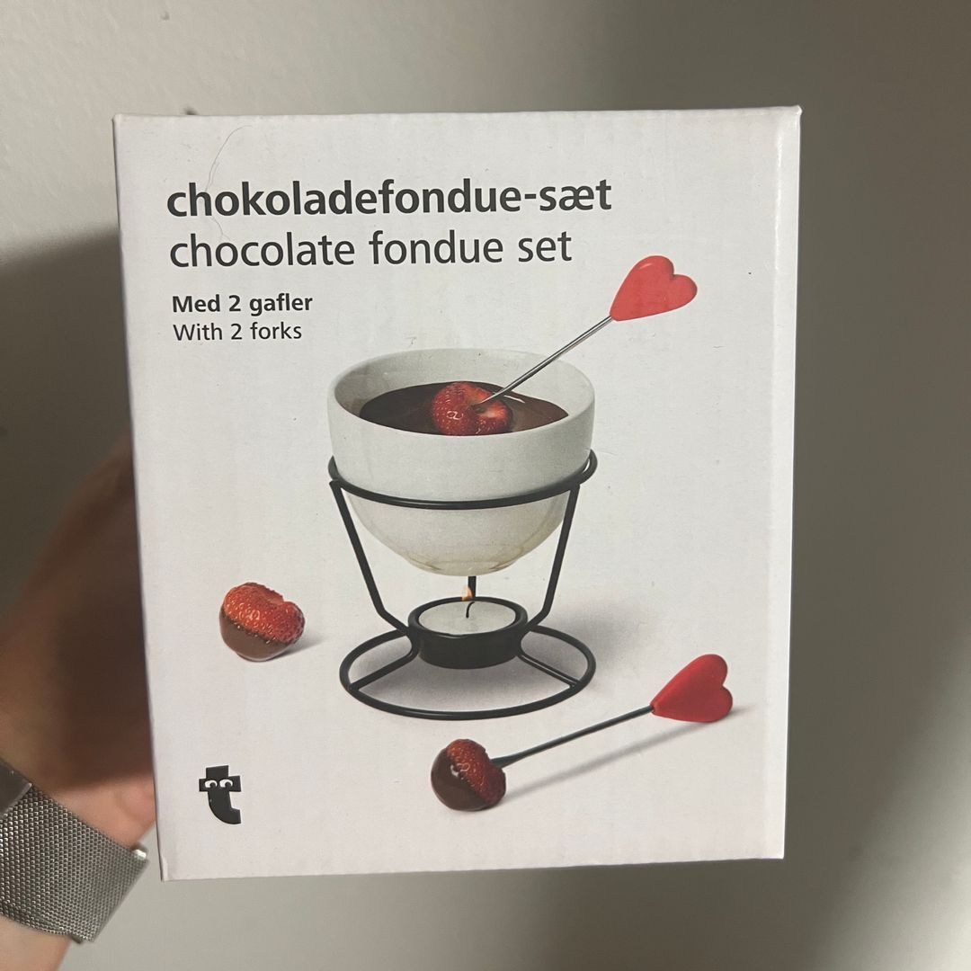 Chocolate fondue set