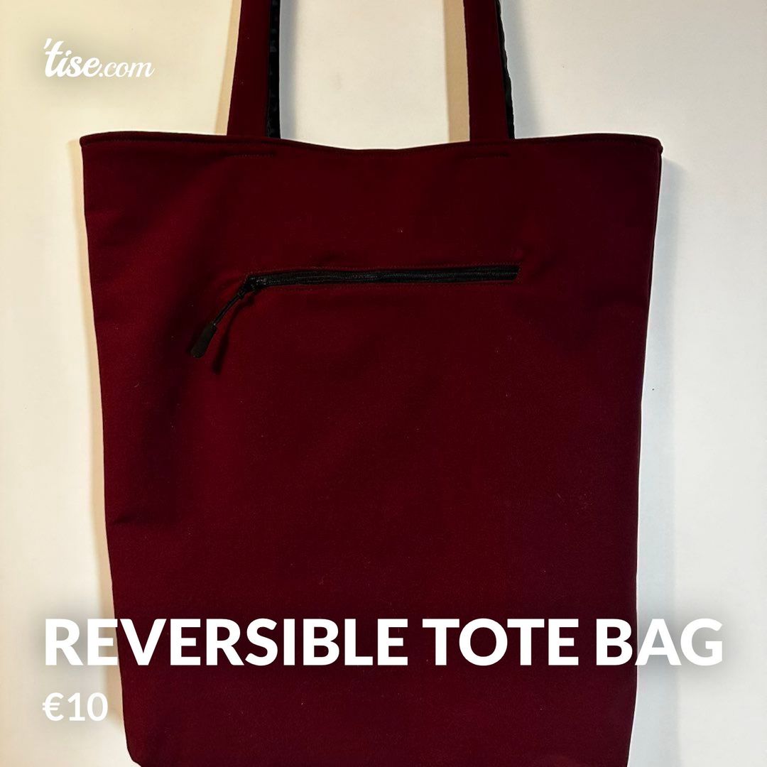 Reversible tote bag