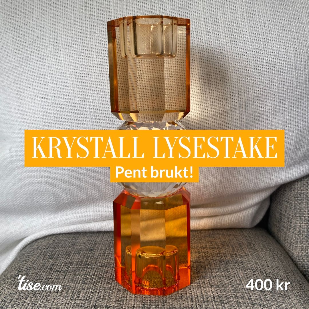 Krystall lysestake