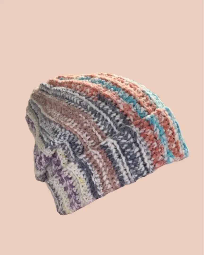 Fargerik beanie