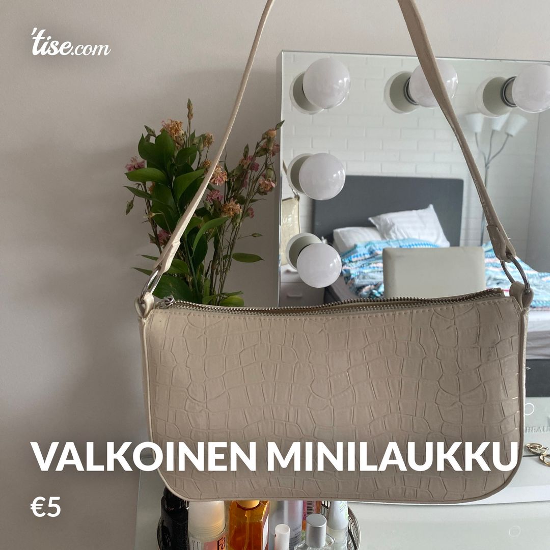 Valkoinen minilaukku