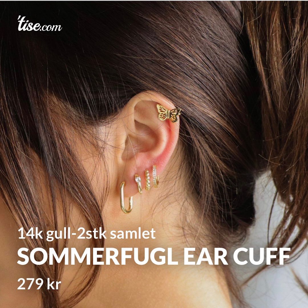 Sommerfugl ear cuff