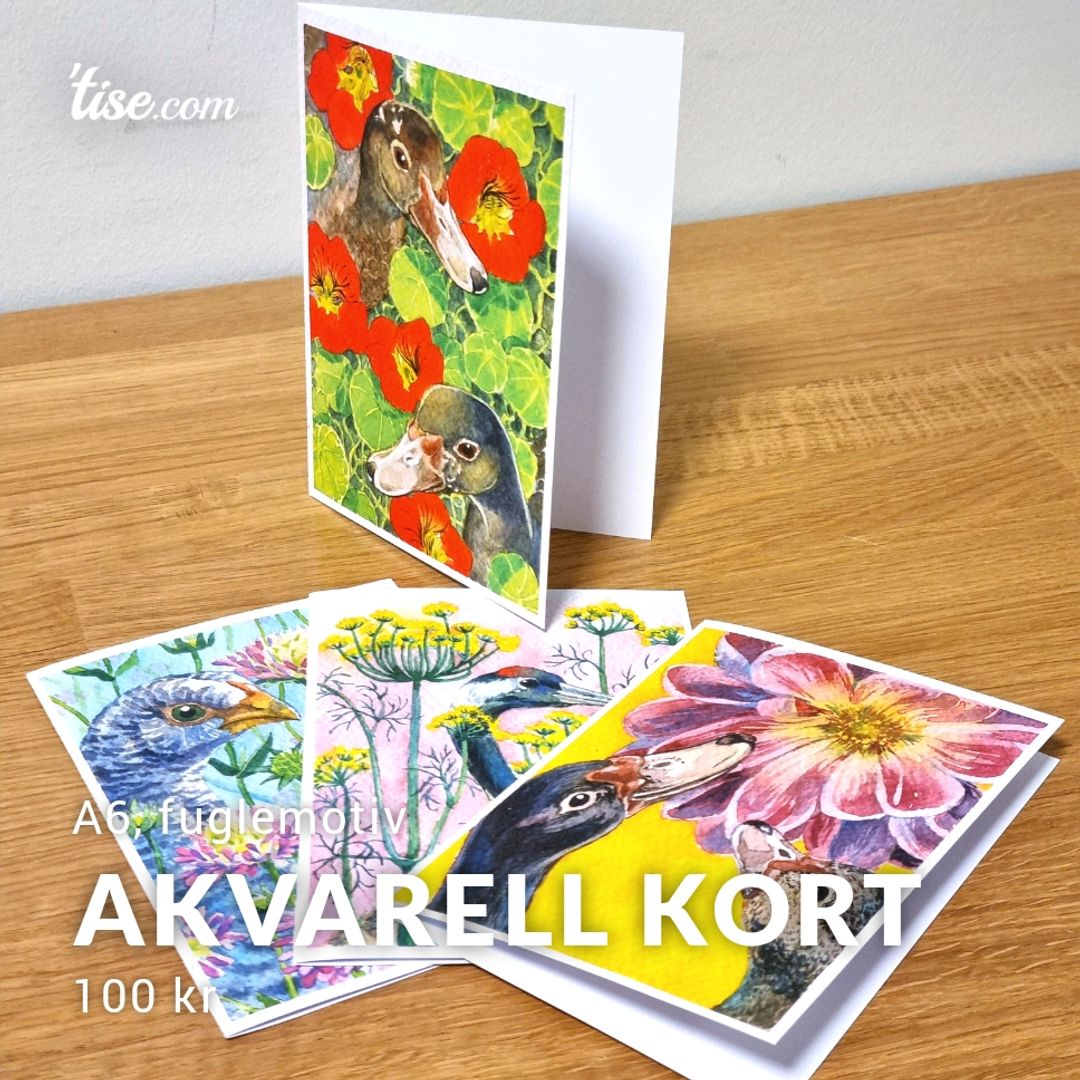 Akvarell kort