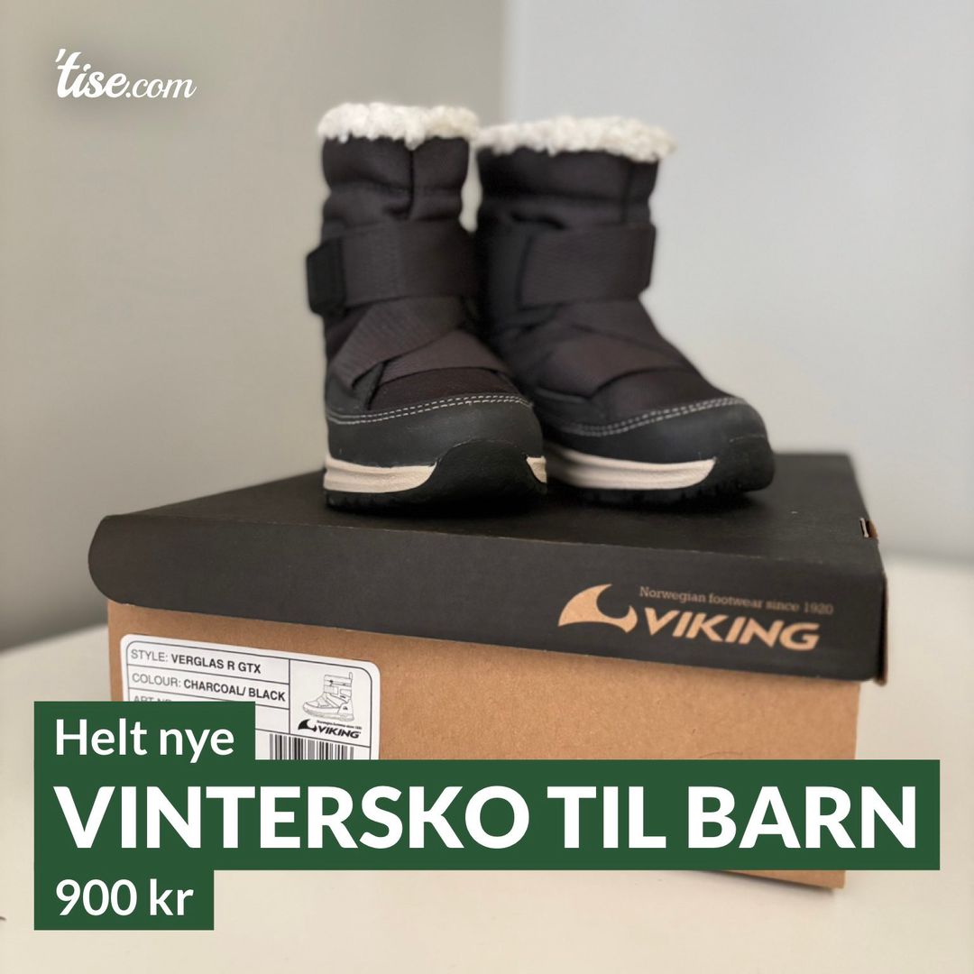 Vintersko til barn