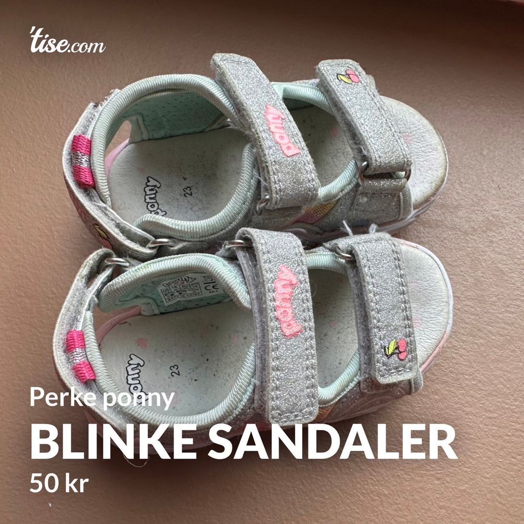 Blinke sandaler