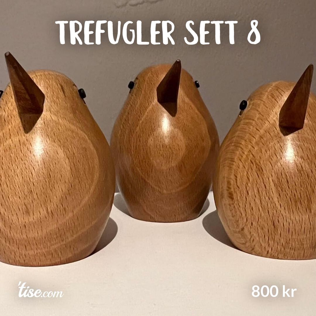 Trefugler sett 8