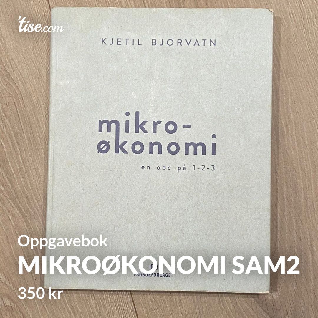 Mikroøkonomi SAM2