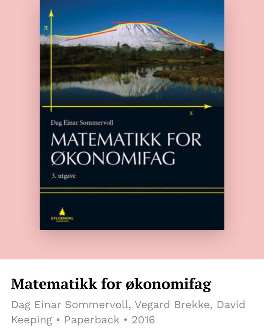 Matematikk bok