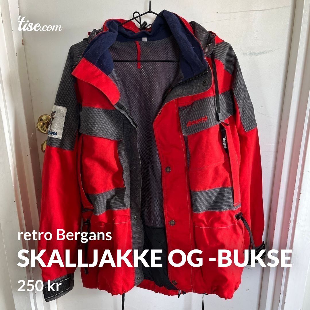 skalljakke og -bukse