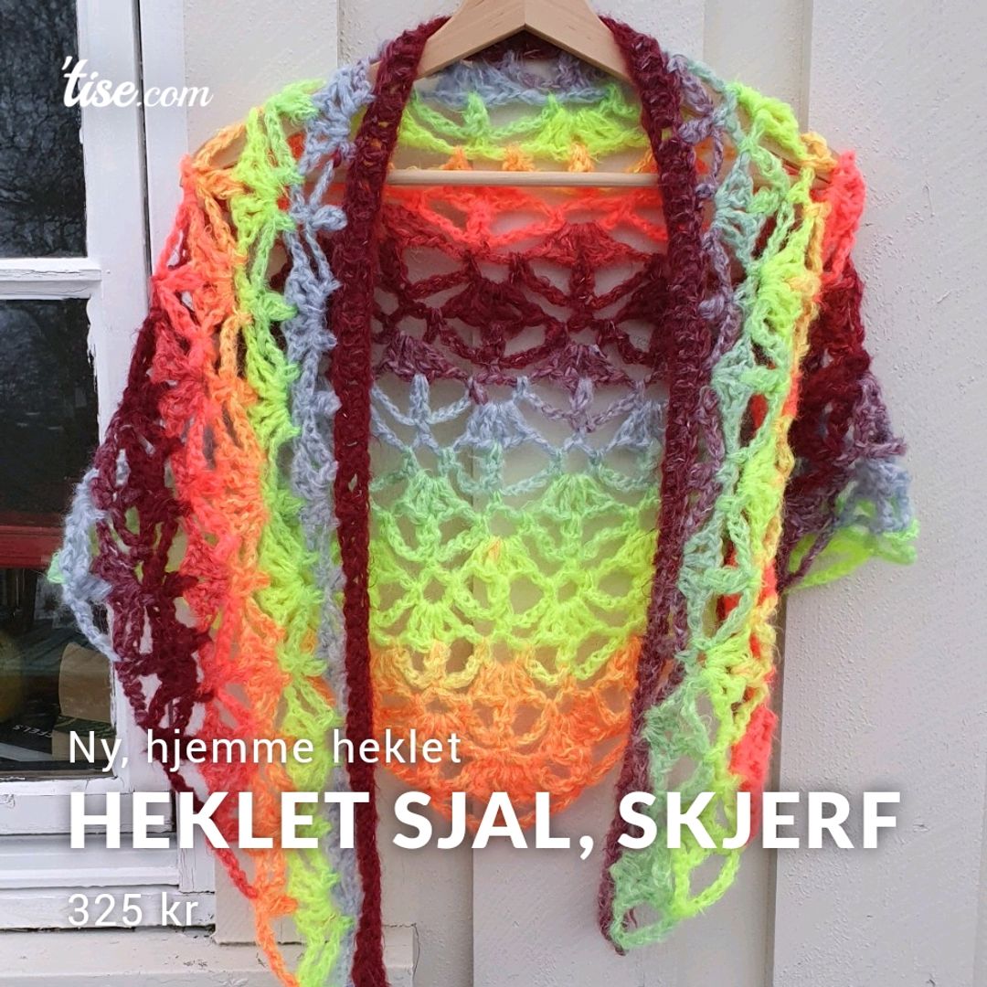 Heklet sjal, skjerf