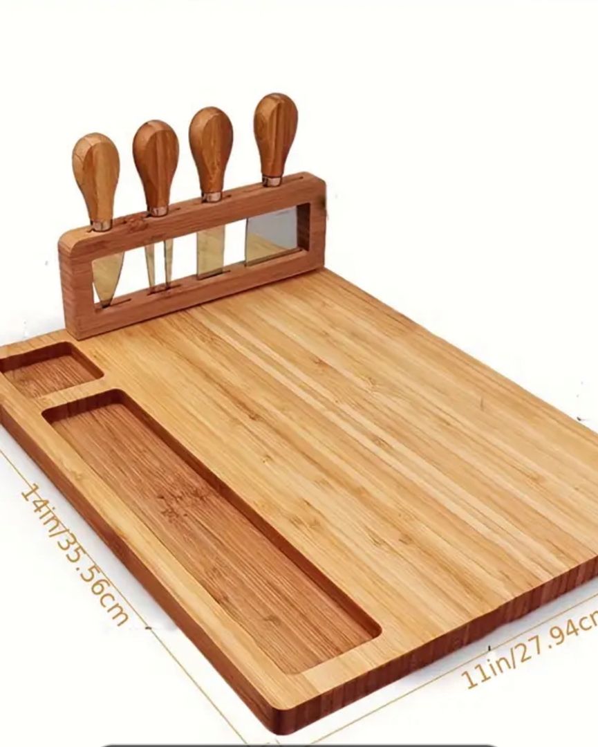 Wooden snack board