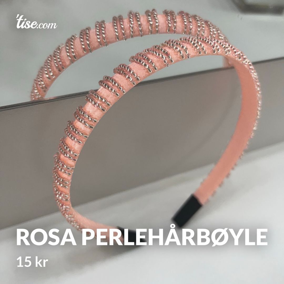 Rosa perlehårbøyle