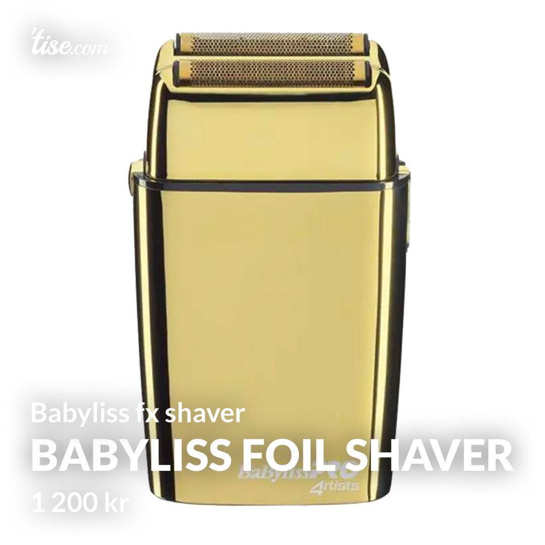 Babyliss foil shaver