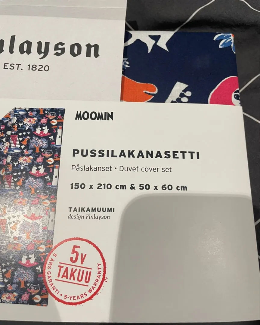 muumi pussilakanaset