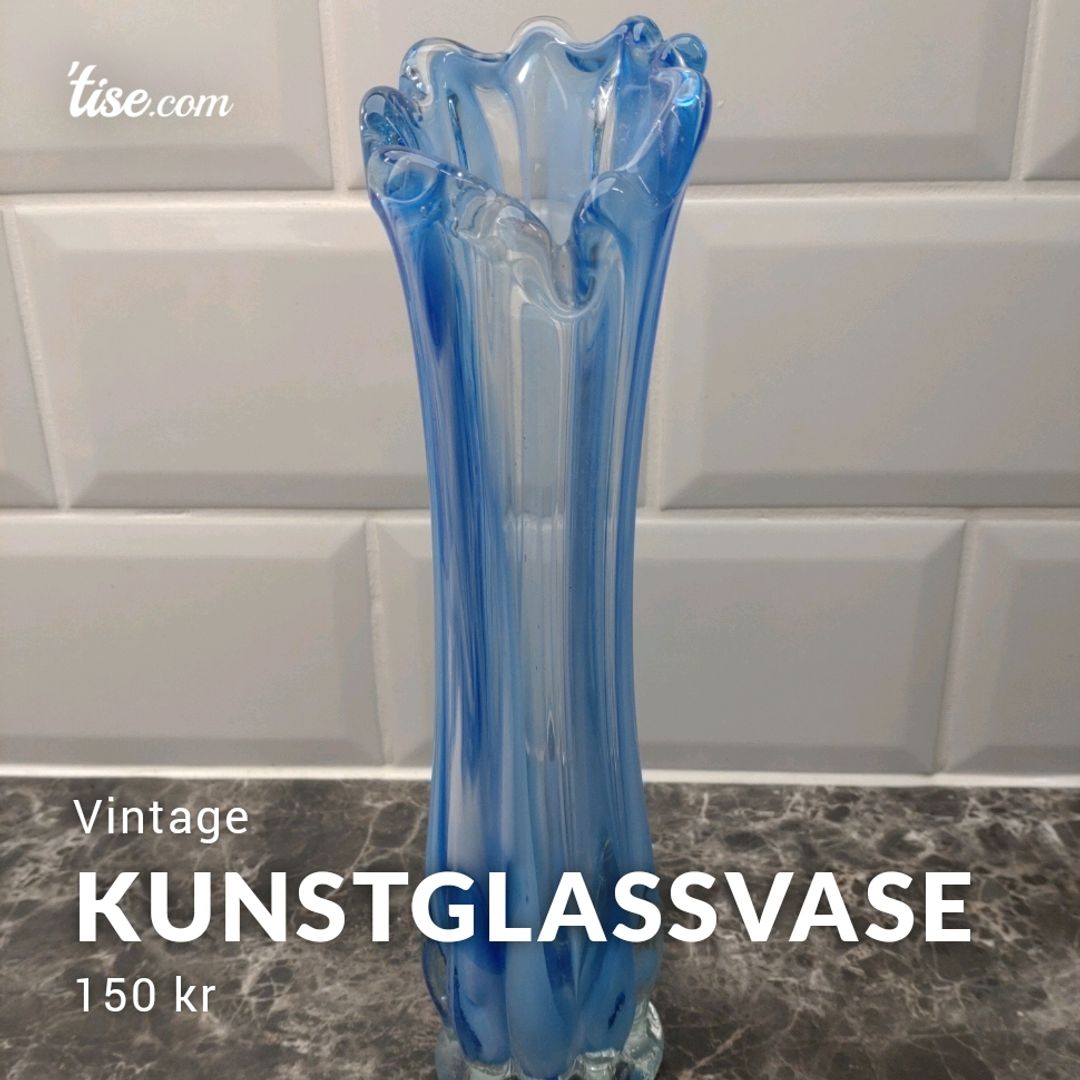 Kunstglassvase