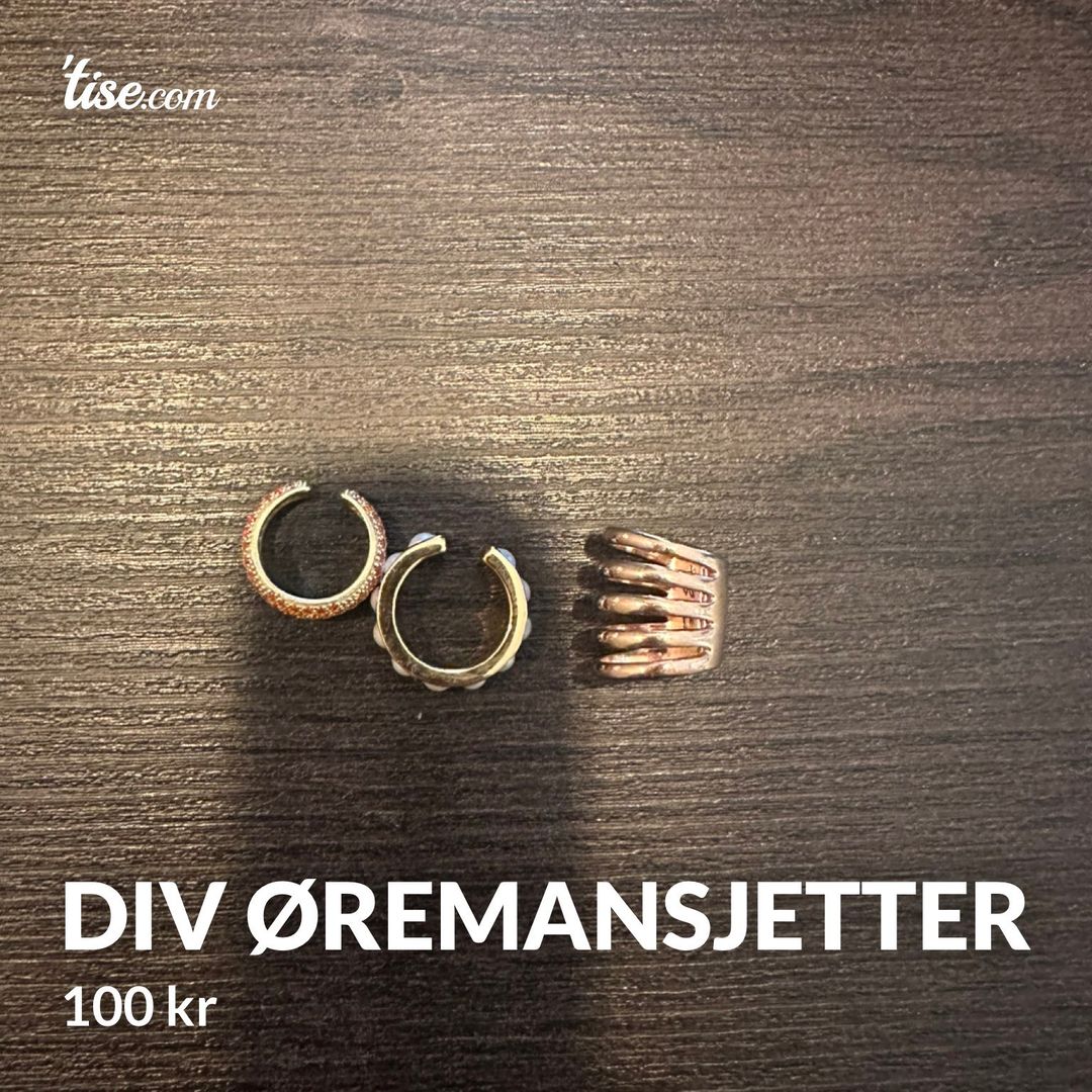 Div øremansjetter