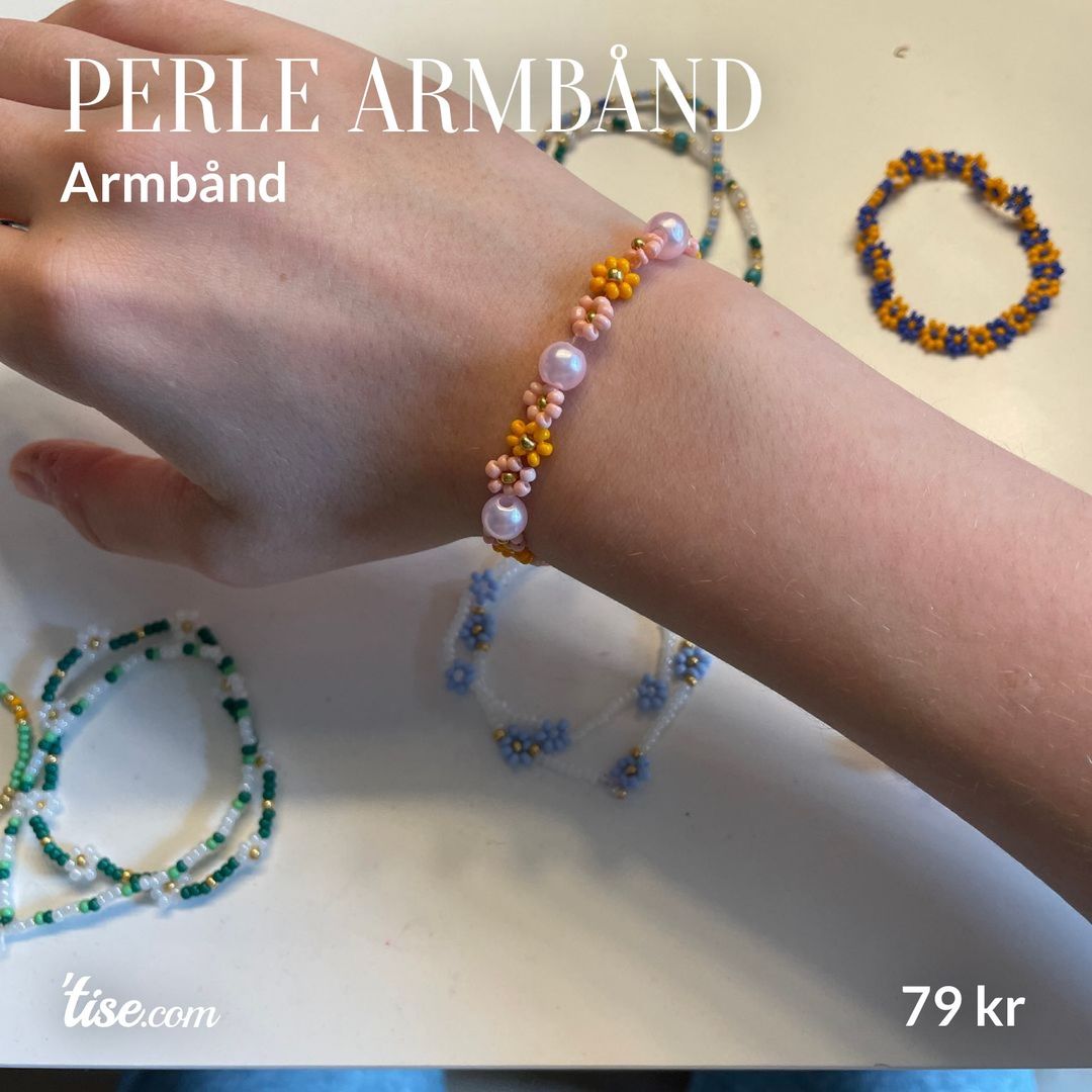 Perle armbånd