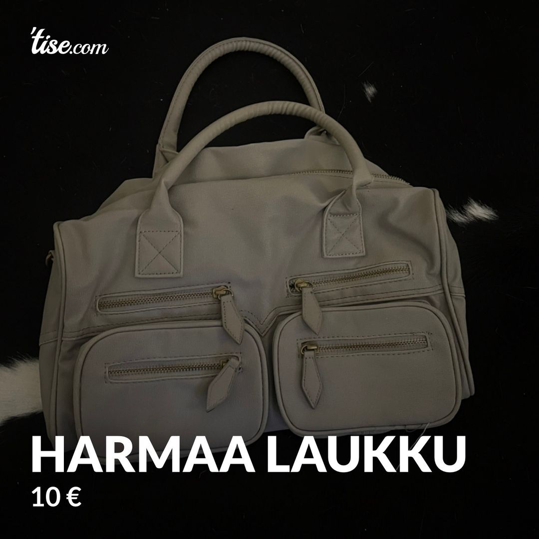 Harmaa laukku