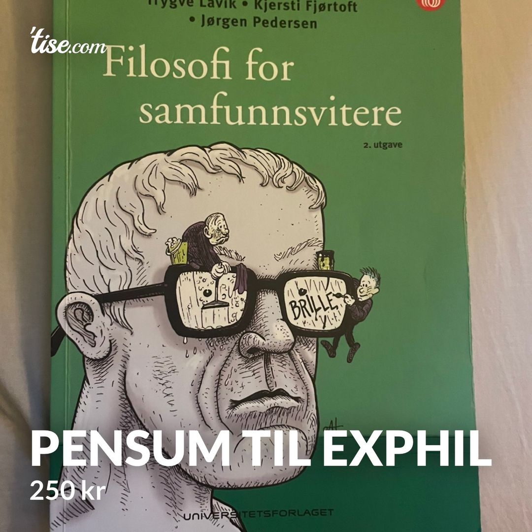 Pensum til EXPHIL