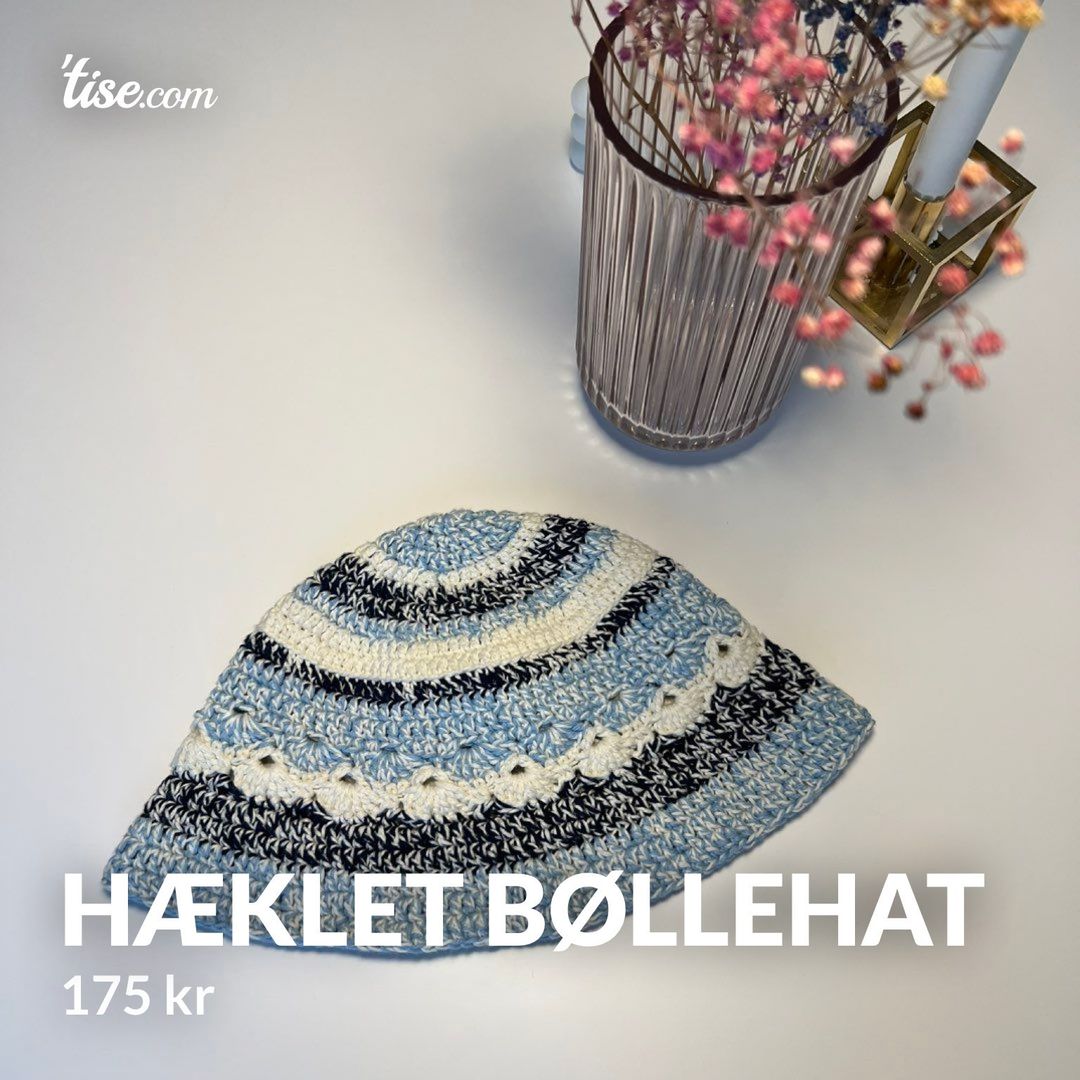 Hæklet bøllehat