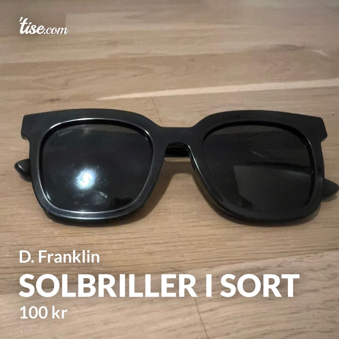 Solbriller i sort