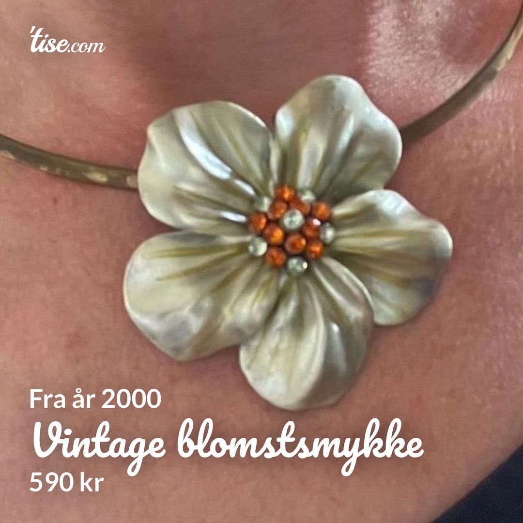 Vintage blomstsmykke