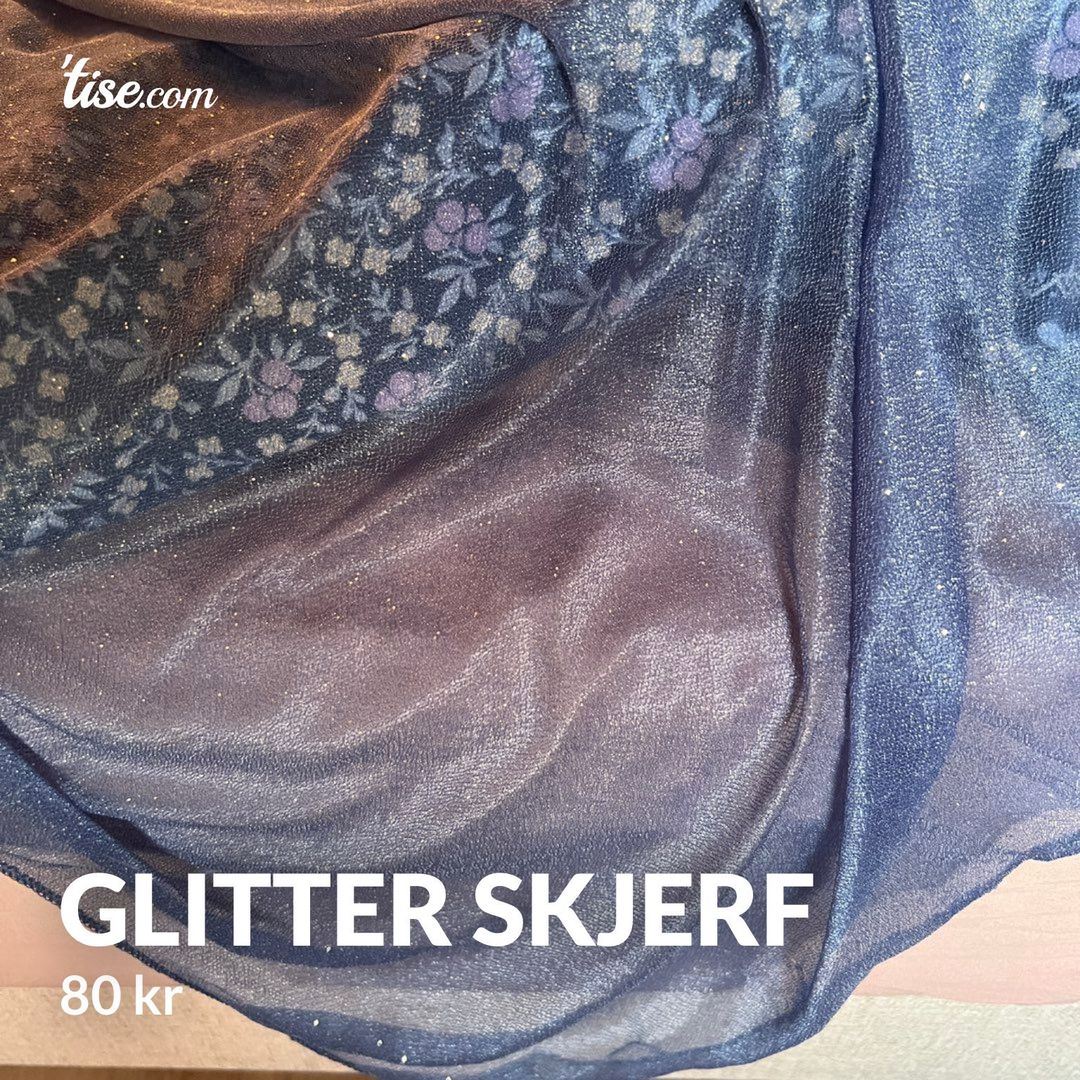 Glitter skjerf