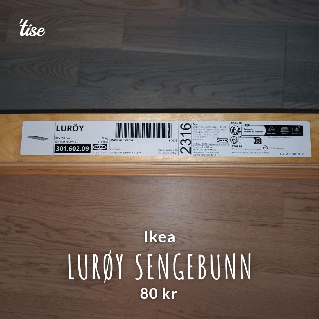 Lurøy Sengebunn