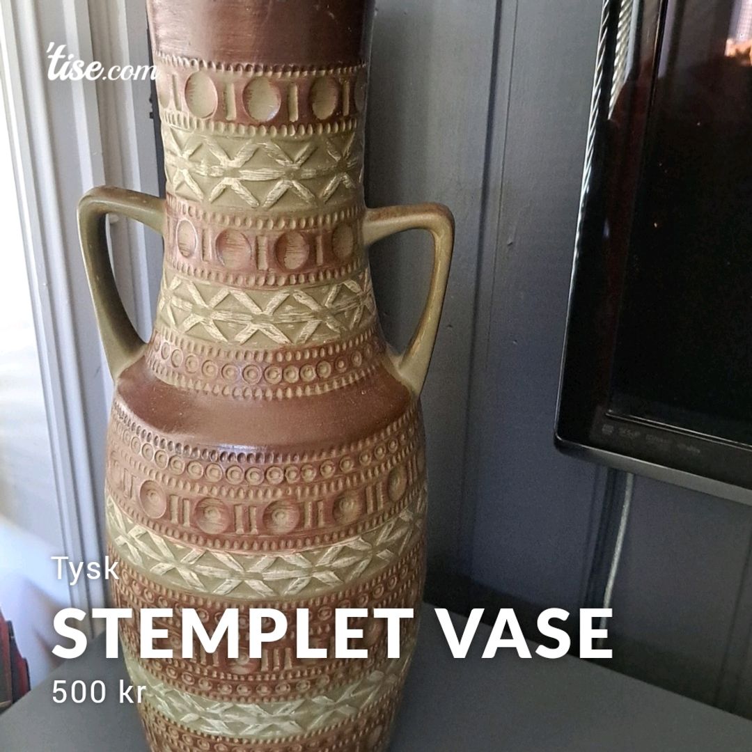 Stemplet Vase