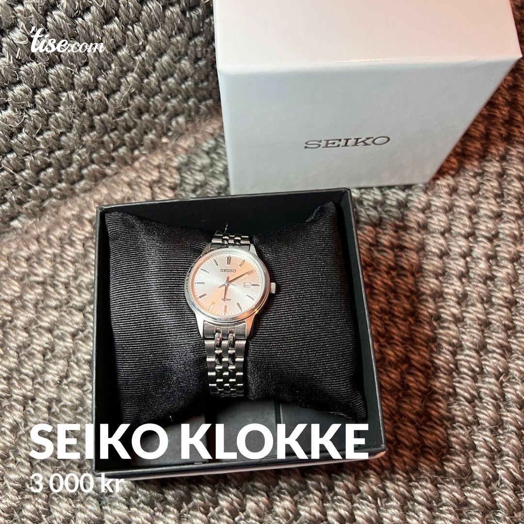 SEIKO klokke