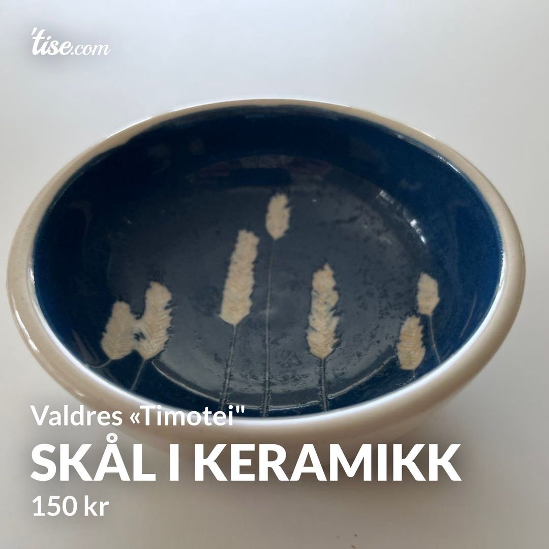 Skål i keramikk